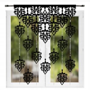 Zawieszka do okna panel ażurowy z filcu z koralikami 110x150 - obrazek 1