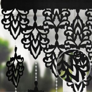 Zawieszka do okna panel ażurowy z filcu z koralikami 110x150 - obrazek 4