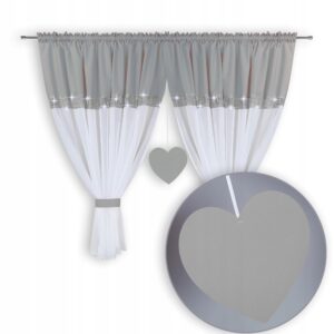 FIRANY GOTOWE KOMPLET Z FILCOWYM SERCEM DLA DZIEWCZYNKI KOLORY - obrazek 4