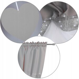 FIRANY GOTOWE KOMPLET Z FILCOWYM SERCEM DLA DZIEWCZYNKI KOLORY - obrazek 3