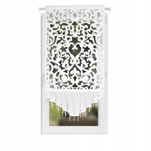 PANEL OKIENNY FIRANOWY GOTOWY Z FALBANKĄ I AŻUREM 70x140 - obrazek 1