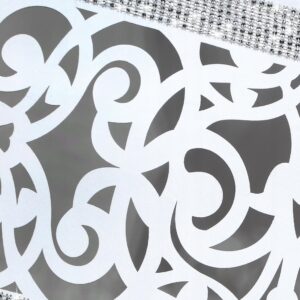 GOTOWA FIRANA DEKORACYJNA TYPU V PANEL Z CYRKONIAMI - obrazek 7